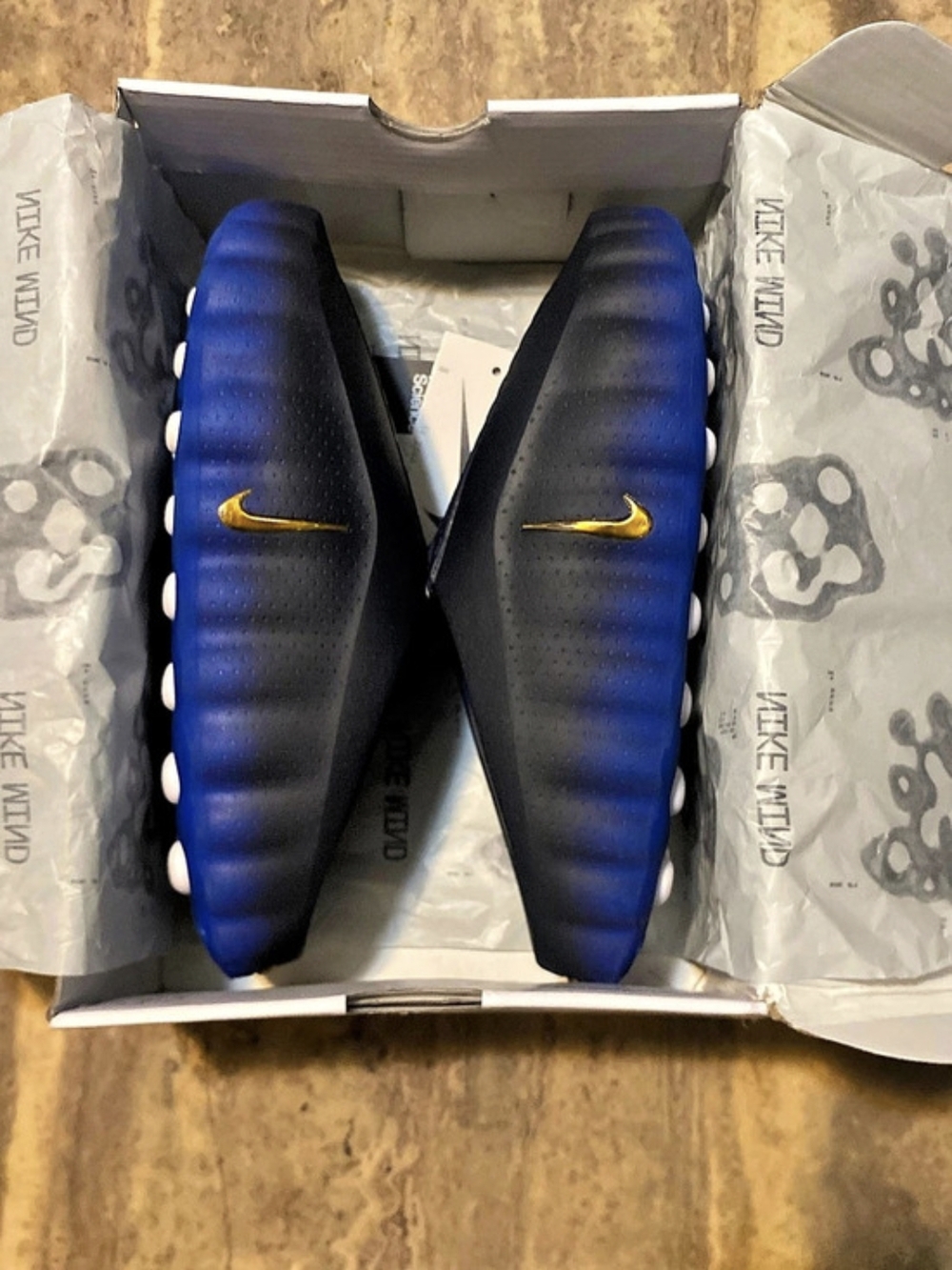 Nike Mind 001 Mule Black & Blue US 9.5